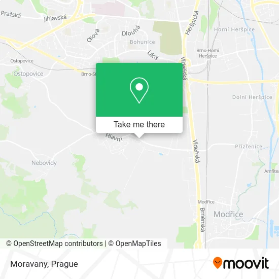 Карта Moravany