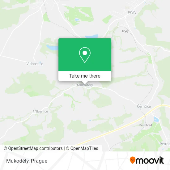 Карта Mukoděly