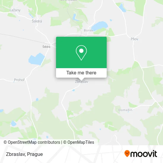 Карта Zbraslav
