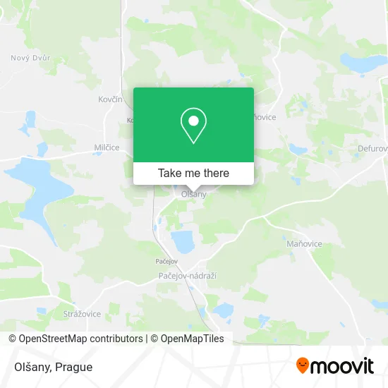 Карта Olšany