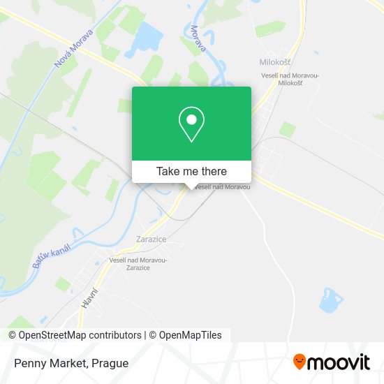 Penny Market map