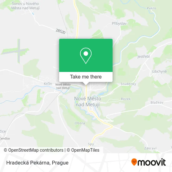 Карта Hradecká Pekárna