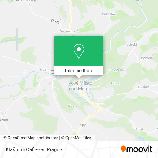 Карта Klášterní Café-Bar