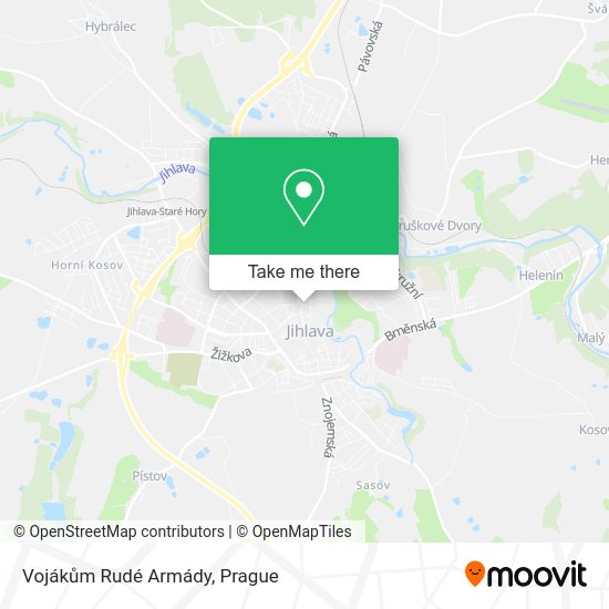 Vojákům Rudé Armády map