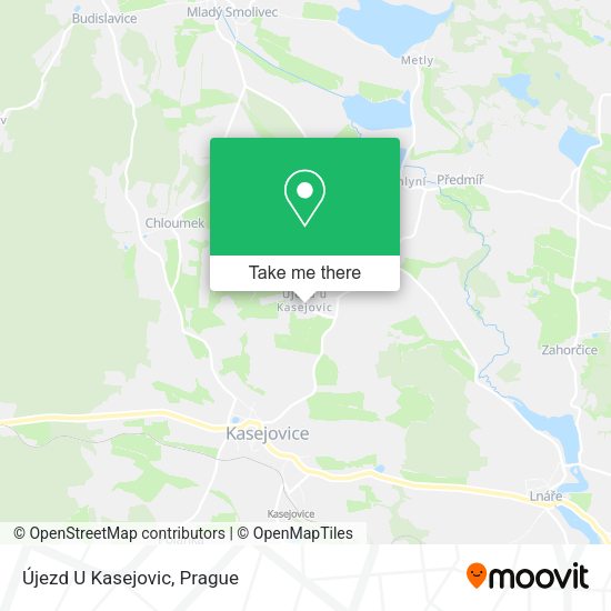 Карта Újezd U Kasejovic