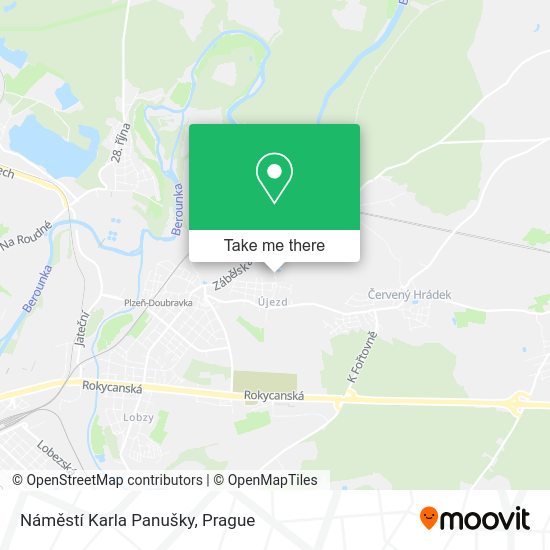Náměstí Karla Panušky map