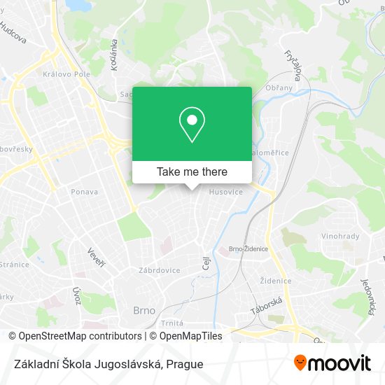 Základní Škola Jugoslávská map