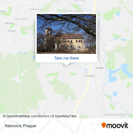 Rakovice map