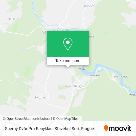 Sběrný Dvůr Pro Recyklaci Stavební Suti map
