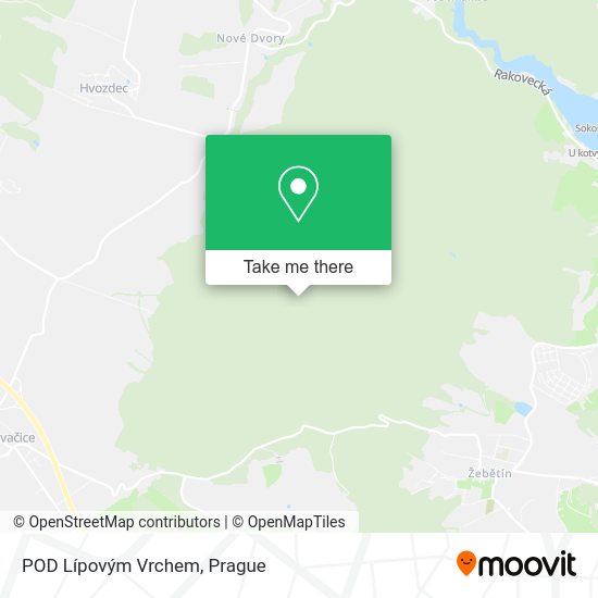 POD Lípovým Vrchem map