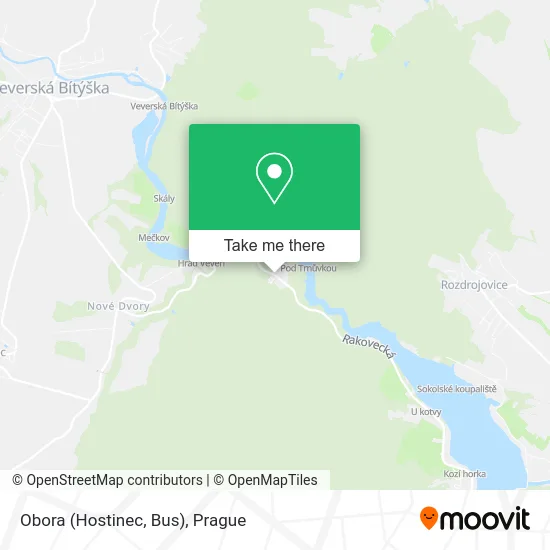 Карта Obora (Hostinec, Bus)