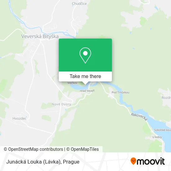 Карта Junácká Louka (Lávka)