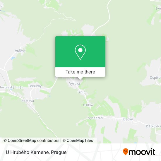Карта U Hrubého Kamene