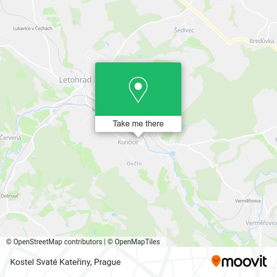 Kostel Svaté Kateřiny map