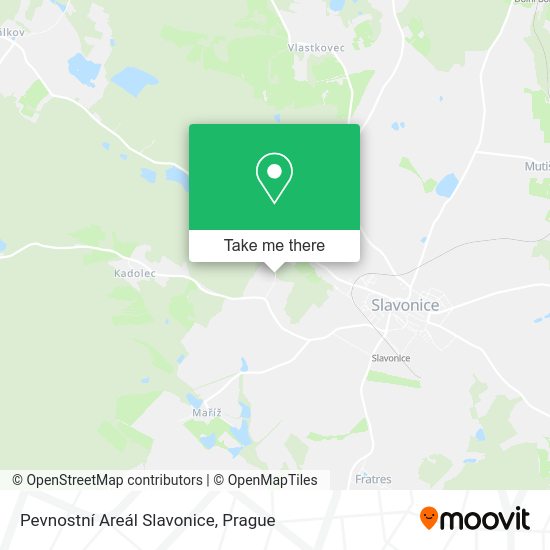 Pevnostní Areál Slavonice map