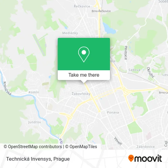 Карта Technická Invensys