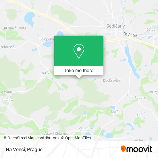 Карта Na Věnci