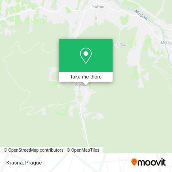 Карта Krásná