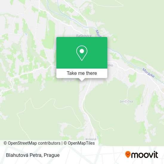 Карта Blahutová Petra