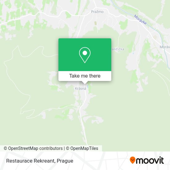 Карта Restaurace Rekreant