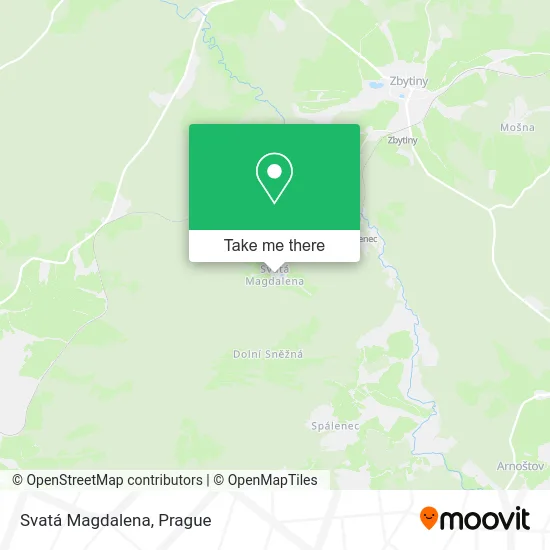 Карта Svatá Magdalena