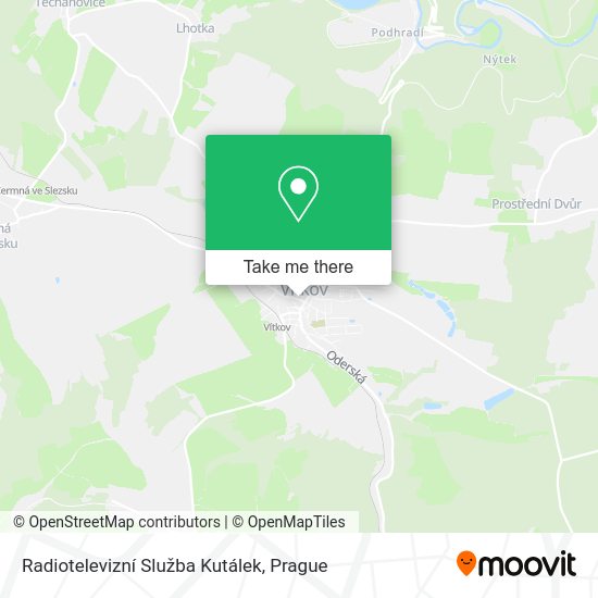 Radiotelevizní Služba Kutálek map
