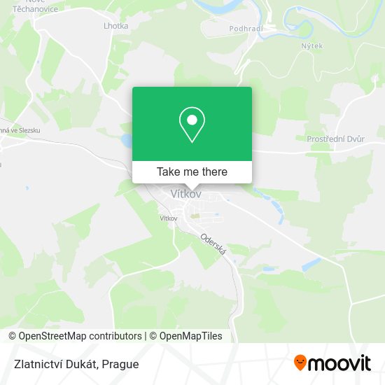Zlatnictví Dukát map
