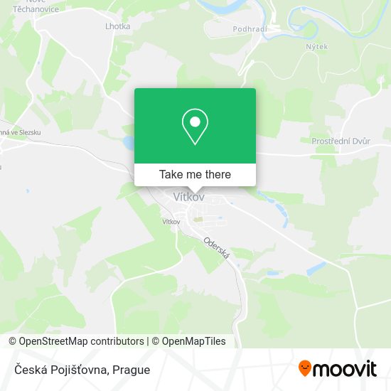 Česká Pojišťovna map