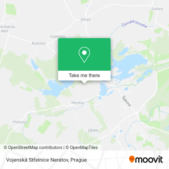 Карта Vojenská Střelnice Neratov