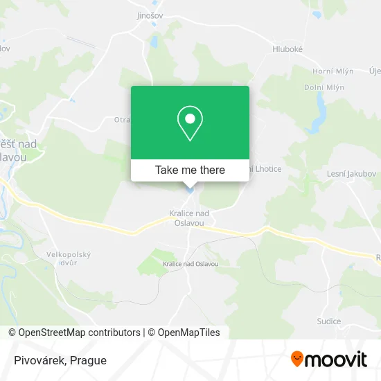 Карта Pivovárek