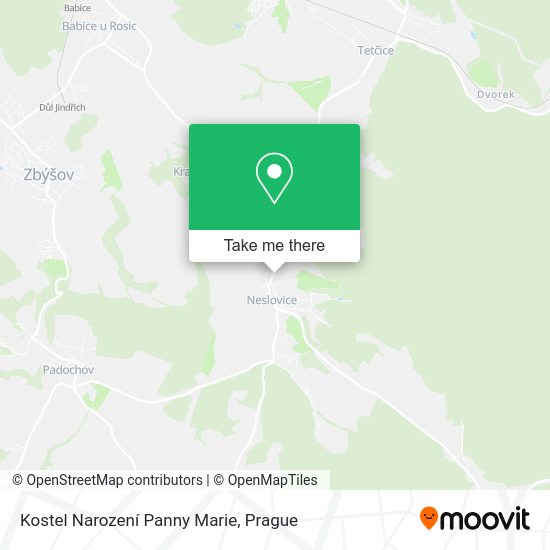 Kostel Narození Panny Marie map