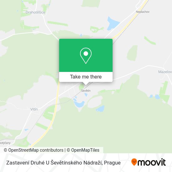 Zastavení Druhé U Ševětínského Nádraží map