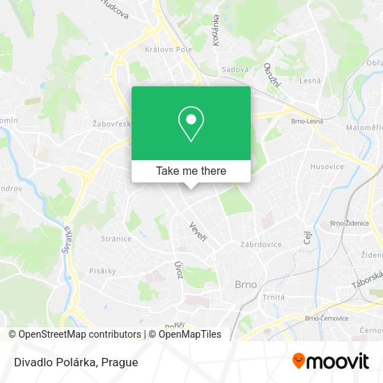 Карта Divadlo Polárka
