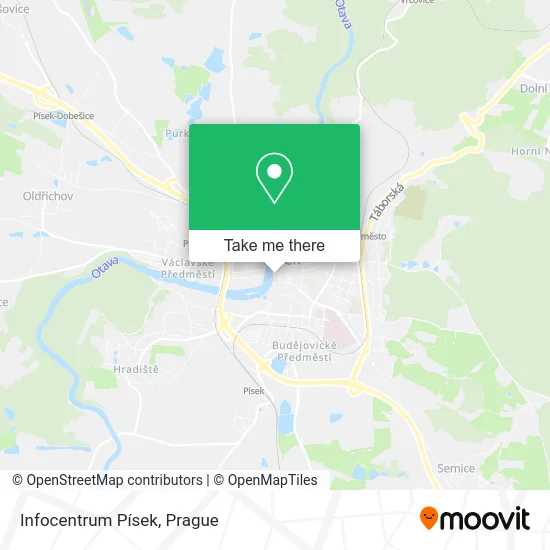 Карта Infocentrum Písek