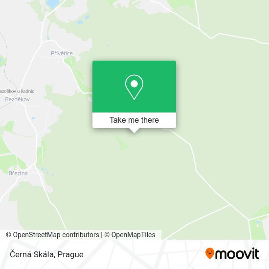 Карта Černá Skála