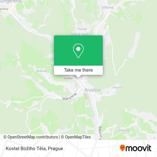 Kostel Božího Těla map