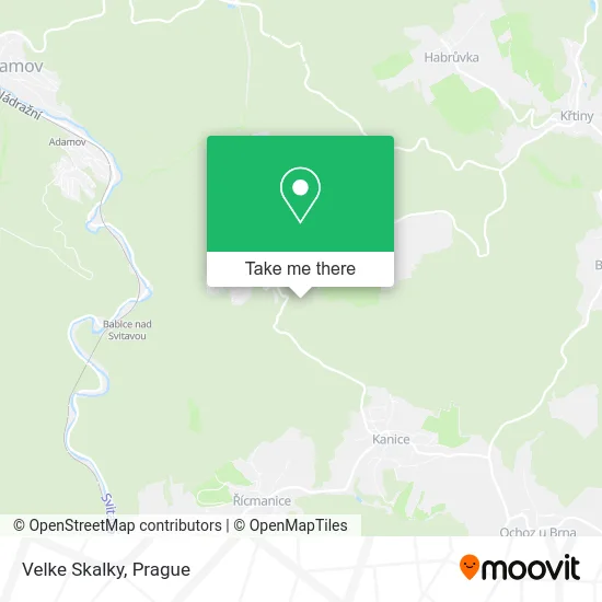 Карта Velke Skalky