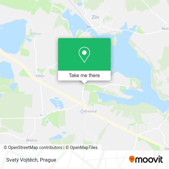 Svatý Vojtěch map