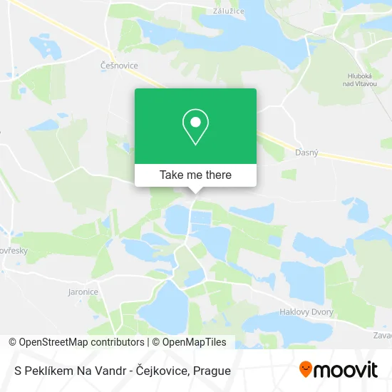 Карта S Peklíkem Na Vandr - Čejkovice