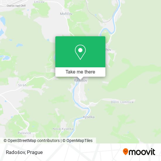 Карта Radošov