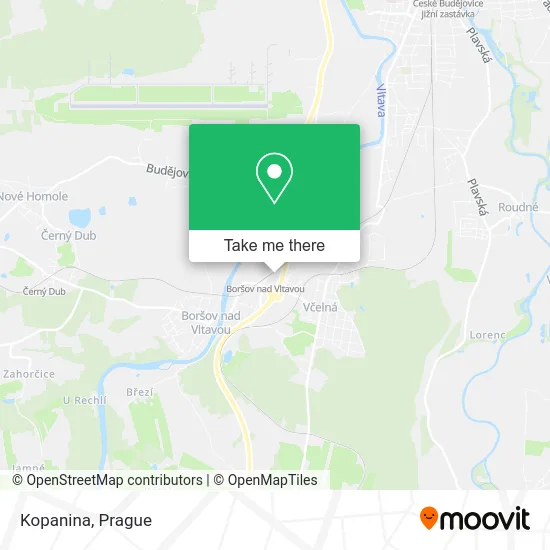Карта Kopanina