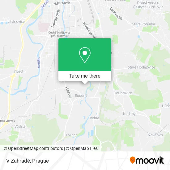 Карта V Zahradě