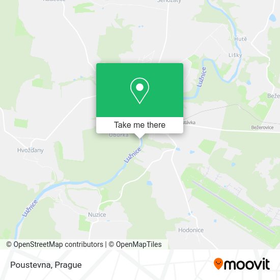 Карта Poustevna