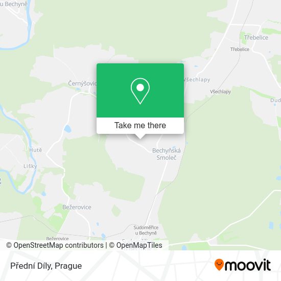 Přední Díly map