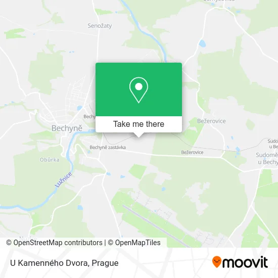 Карта U Kamenného Dvora