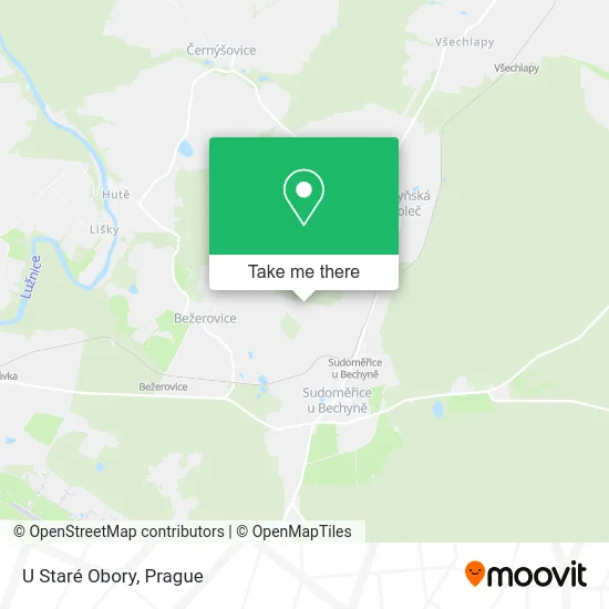 Карта U Staré Obory