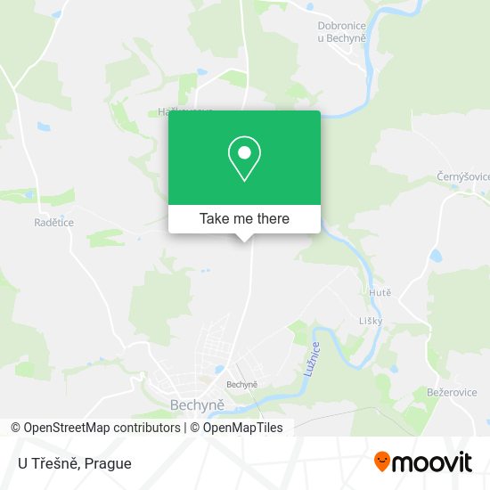 U Třešně map