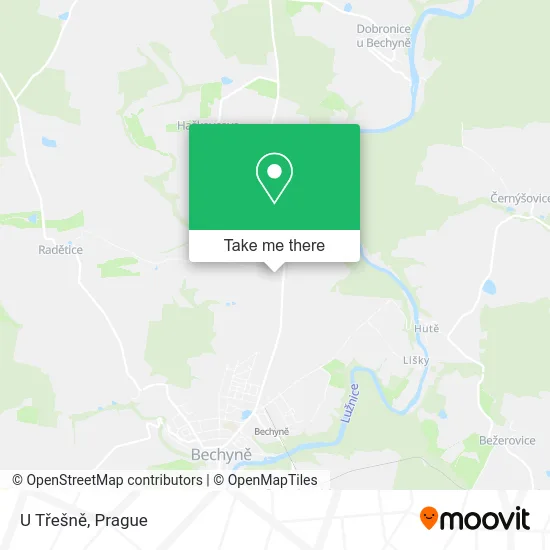 Карта U Třešně