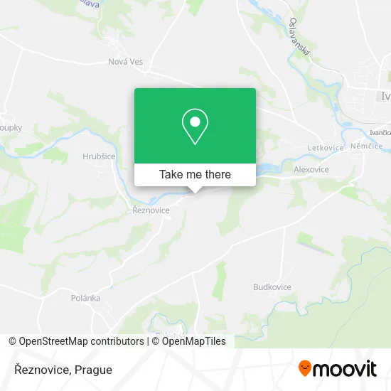 Карта Řeznovice