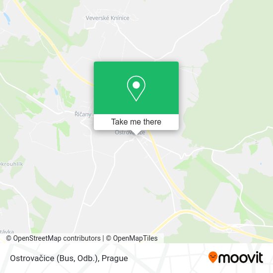 Ostrovačice (Bus, Odb.) map